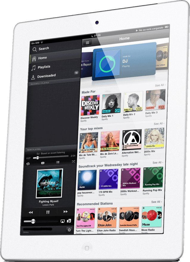 Xpotify on iPad